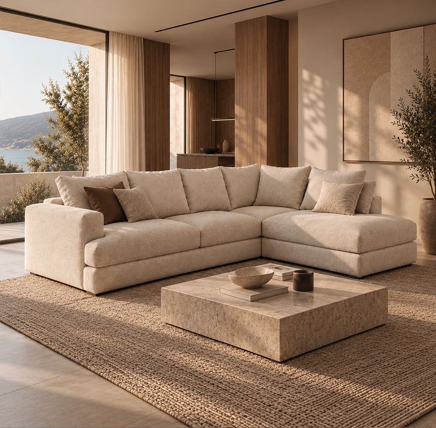 Γωνιακός καναπές Dune